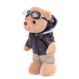 泰迪熊飞行员20CM 军迷毛绒玩具 泰迪熊玩偶 铁血君品