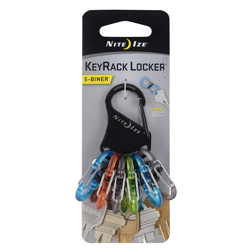 奈爱 凯乐钥匙扣配塑料8字扣 不锈钢钥匙扣登山扣 户外登山装备 君品