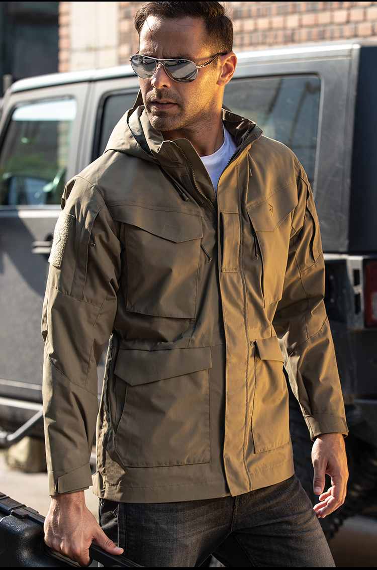 龙牙二代特战风衣外套战术衣男沙漠户外服装春秋新品 铁血君品行