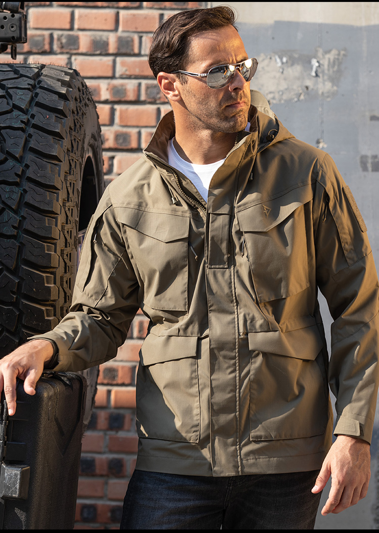 龙牙二代特战风衣外套战术衣男沙漠户外服装春秋新品 铁血君品行